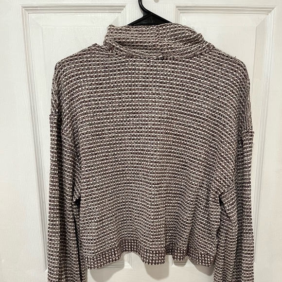 Free People Turtleneck Waffle Knit✨ - Picture 8 of 13